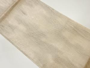 すくい織抽象模様織出し名古屋帯